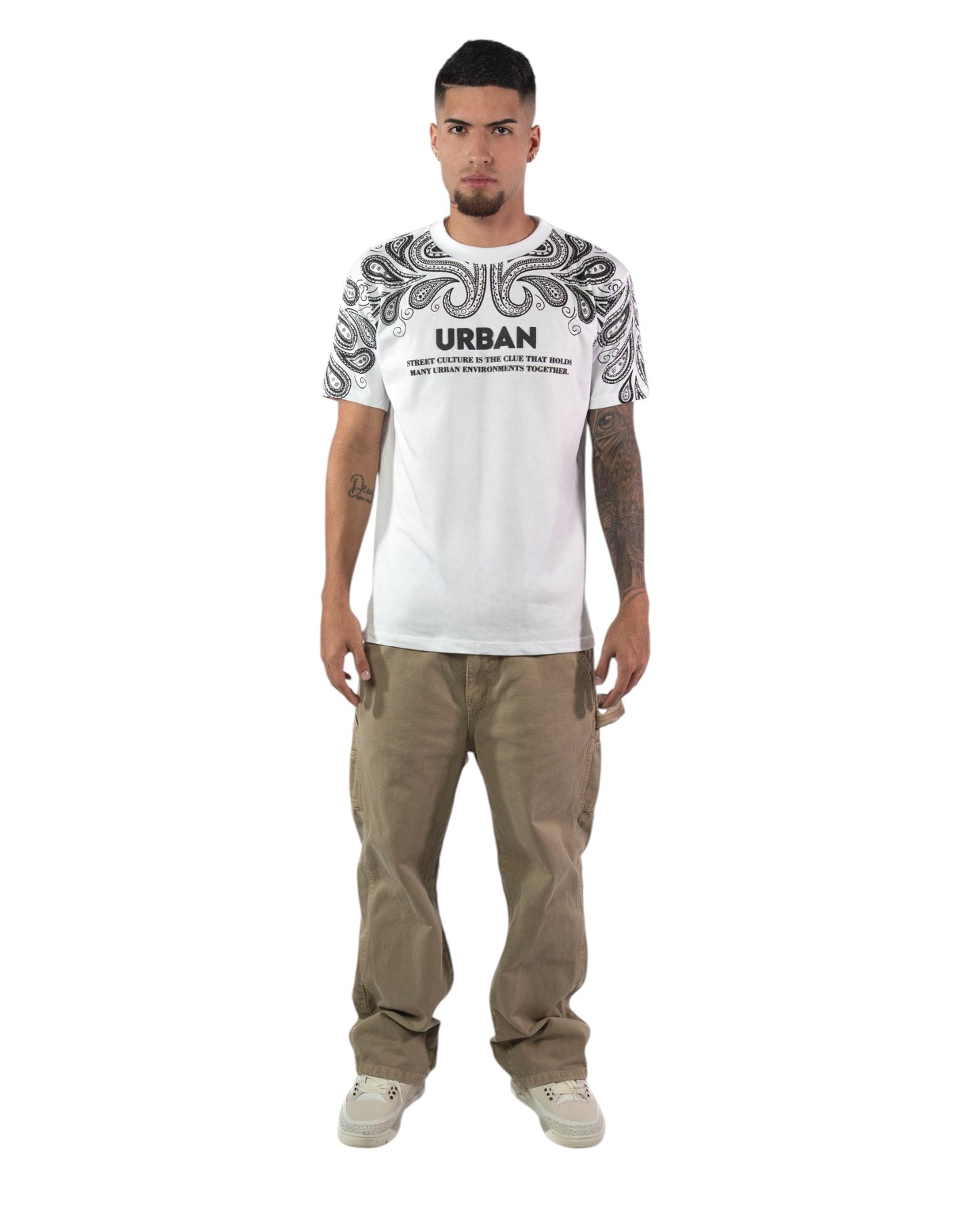 CAMISETA BÁSICA BLANCA URBAN
