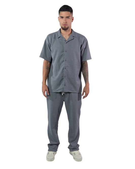 CONJUNTO CAMISA PANTALON AZUL