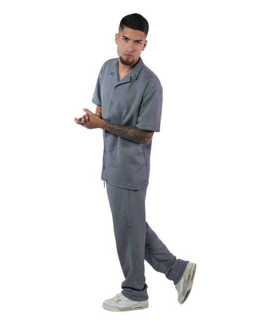 CONJUNTO CAMISA PANTALON AZUL