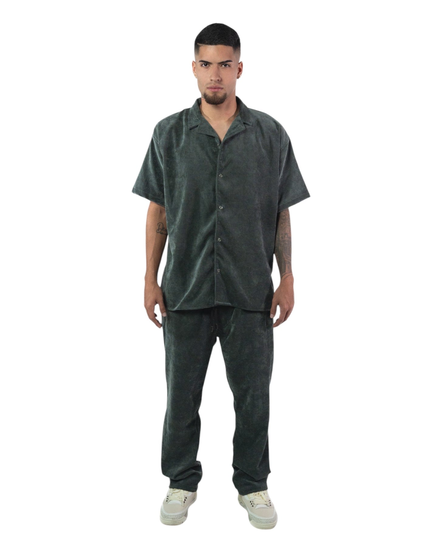 CONJUNTO VERDE CAMISA PANTALON
