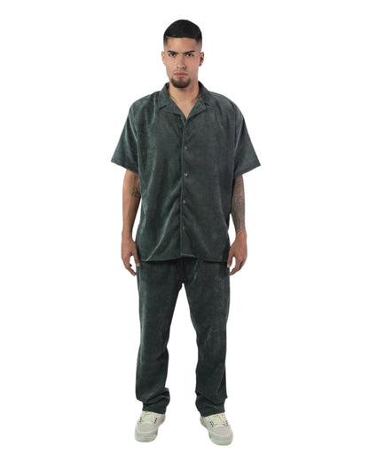 CONJUNTO VERDE CAMISA PANTALON