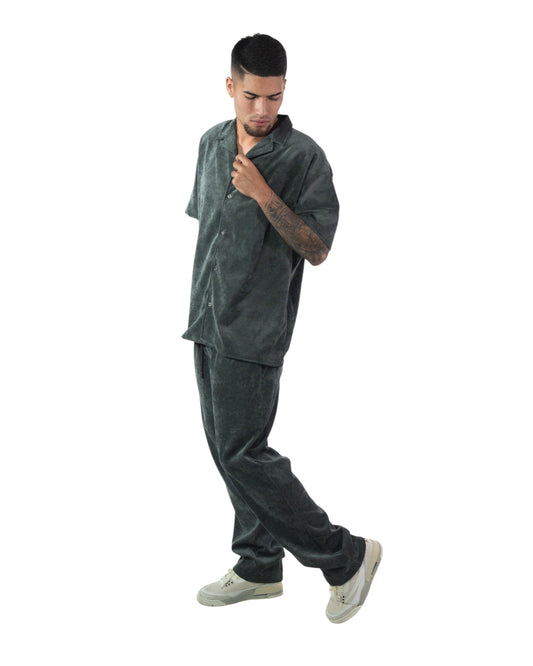 CONJUNTO VERDE CAMISA PANTALON