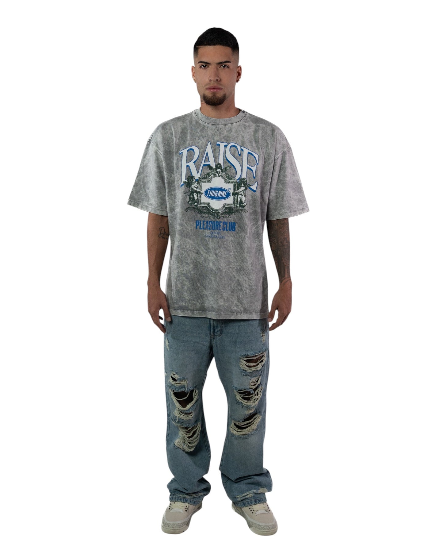 OVERSIZE ACID WASH RAISE