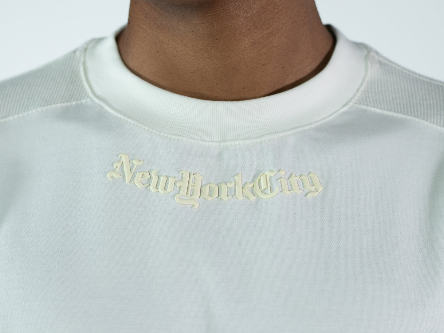 CAMISETA BÁSICA BLANCA NEW YORK