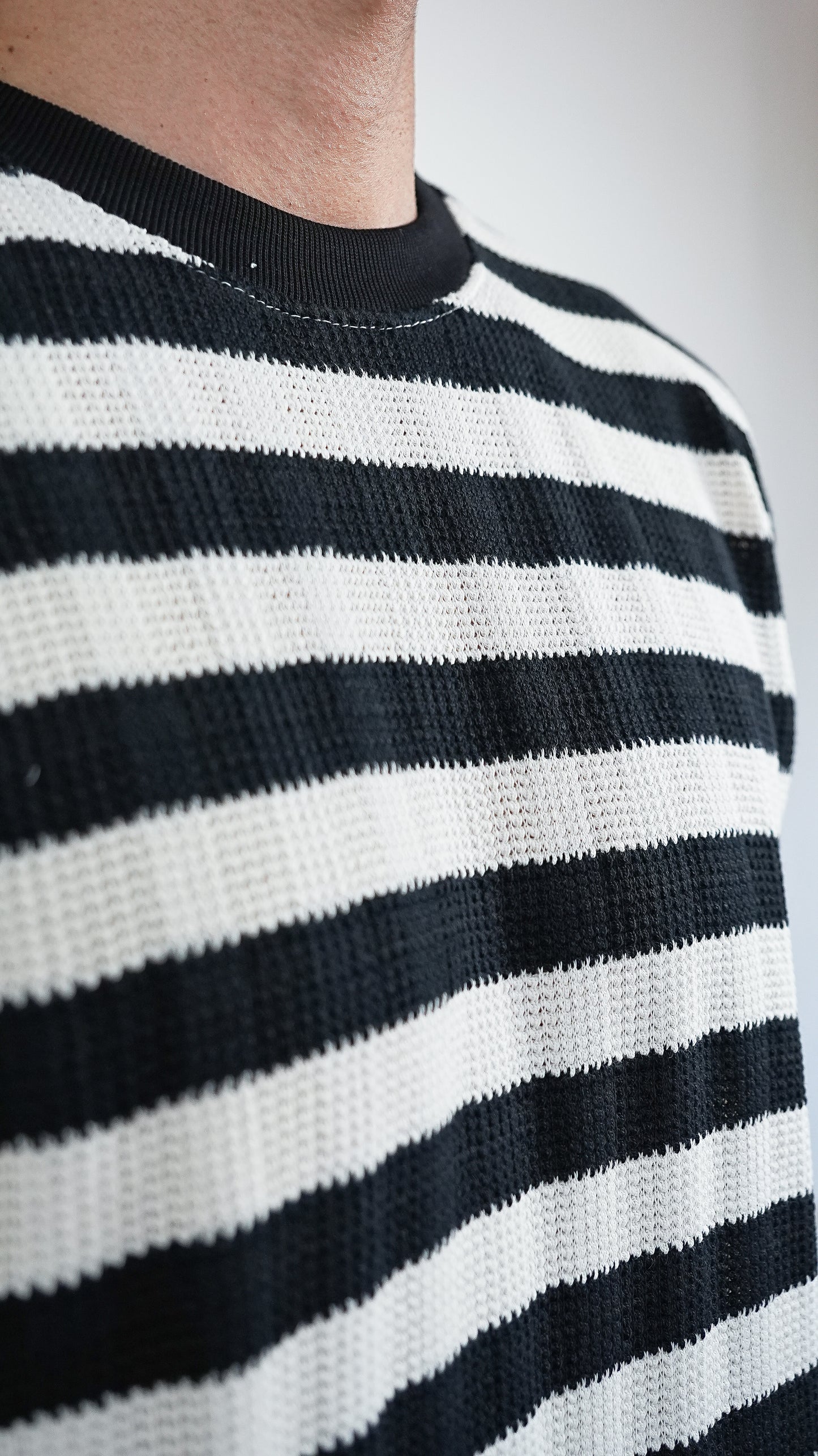 CAMISETA OVERSIZE LINEAS TEXTURA