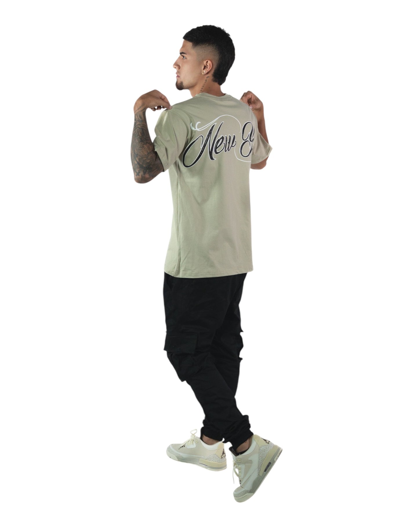 CAMISETA BÁSICA VERDE NEW YORK