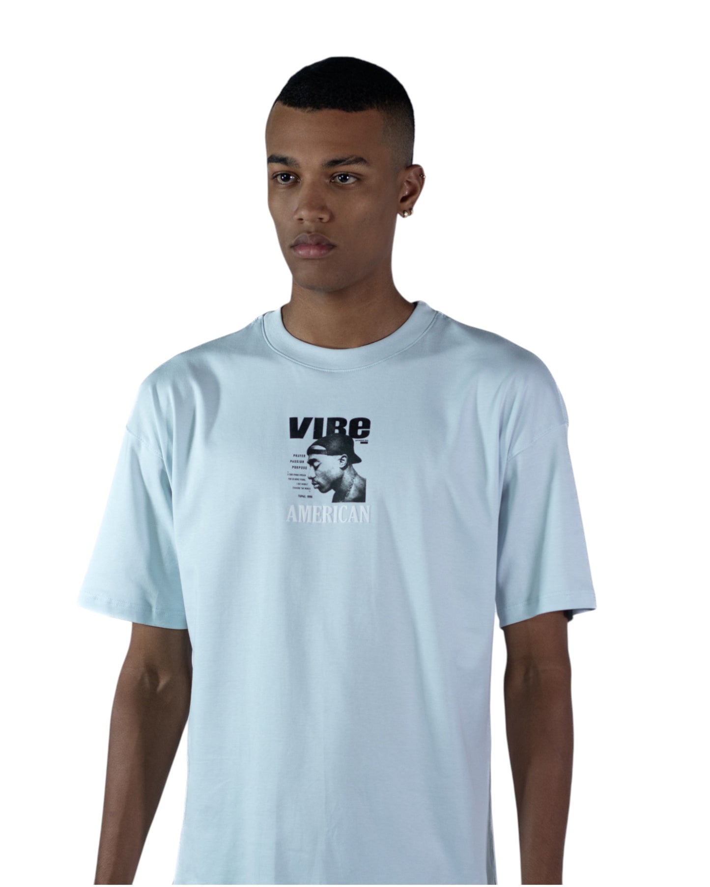 CAMISETA BÁSICA AZUL VIBE