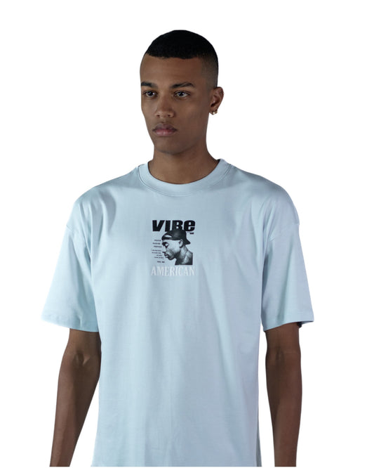 CAMISETA BÁSICA AZUL VIBE