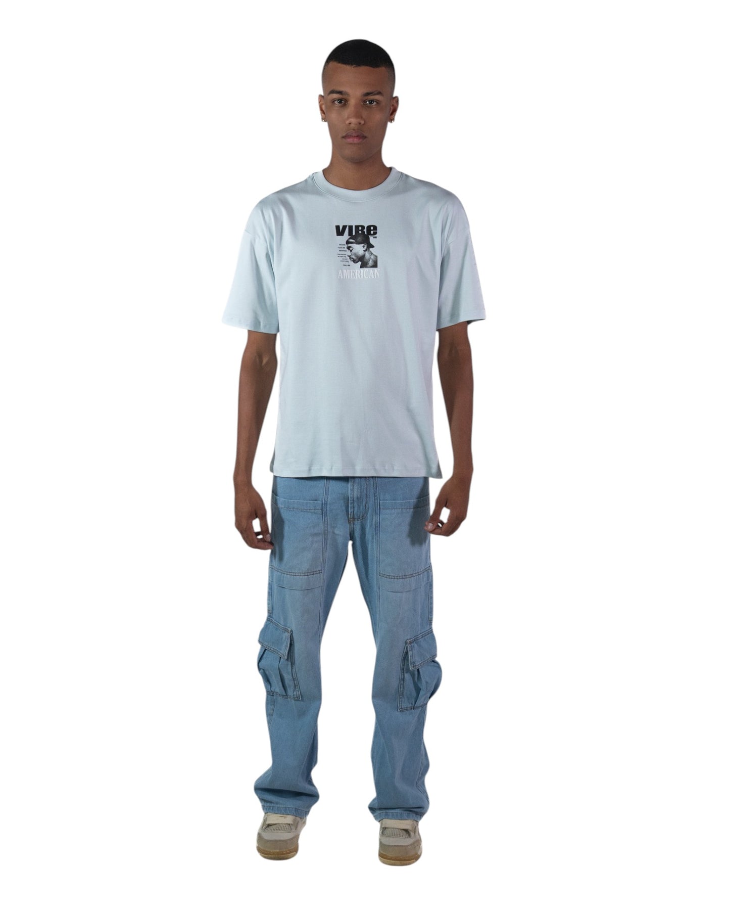 CAMISETA BÁSICA AZUL VIBE