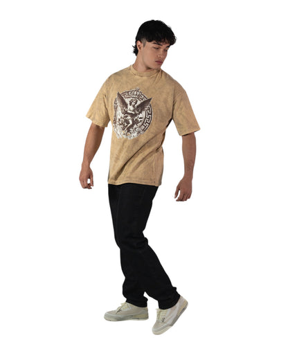 CAMISETA OVERSIZE ACID WASH ANGEL