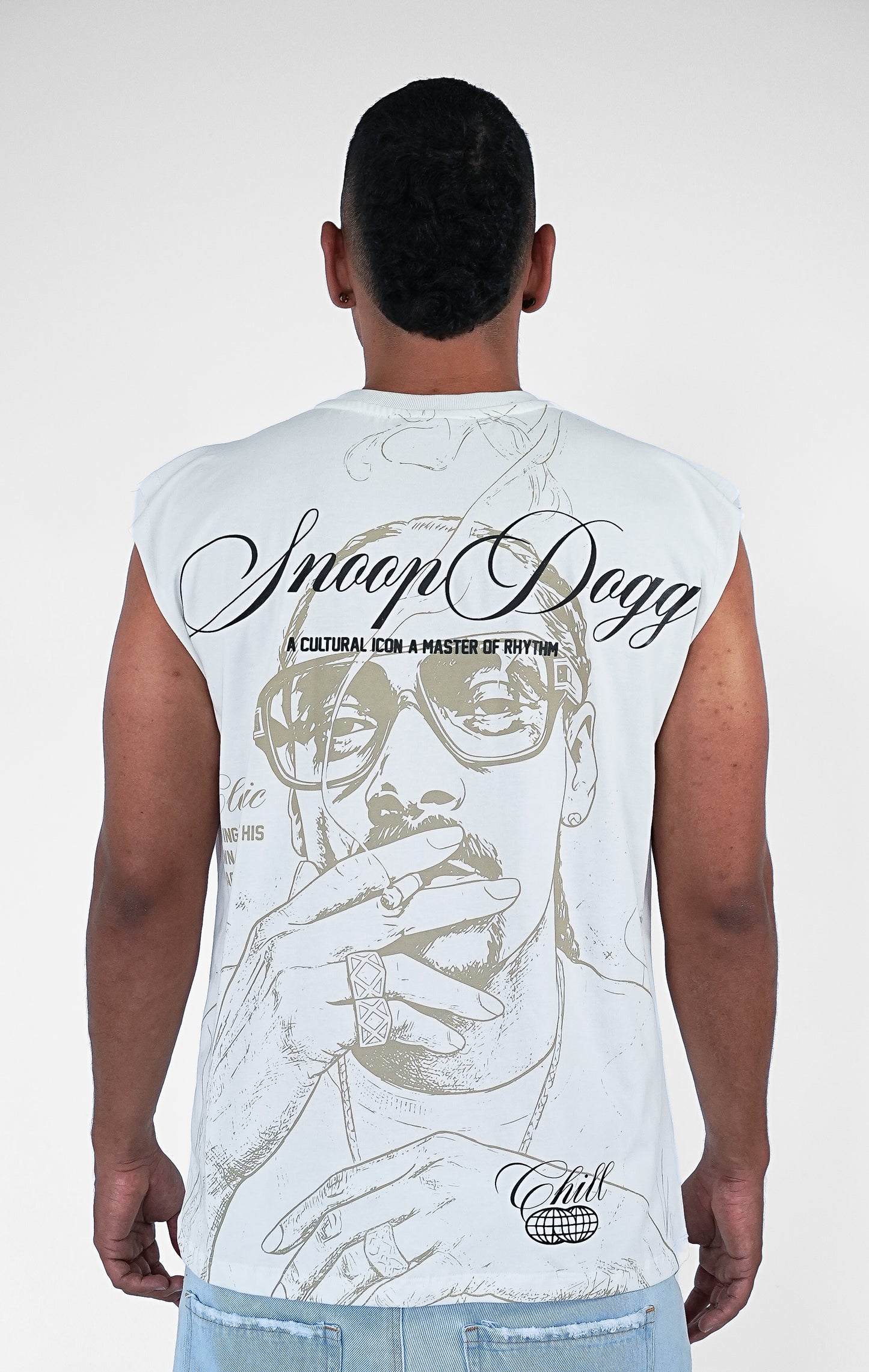 CAMISILLA BLANCA SNOOP DOGG