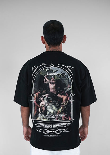 CAMISETA NEGRA OVERSIZE INTEGRITY