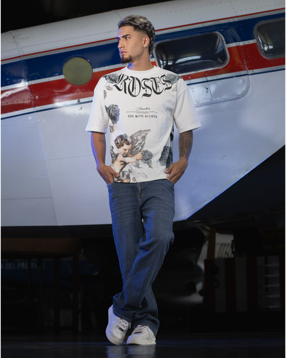 CAMISETA OVERSIZE ROSES