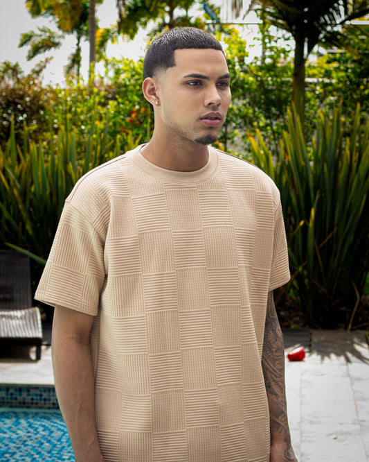 CONJUNTO HABANO TEXTURA CUADROS