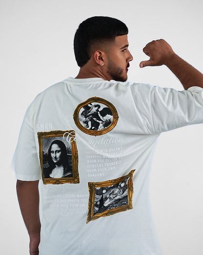 CAMISETA BLANCA OVERSIZE RENAISSANCE ARCHIVE