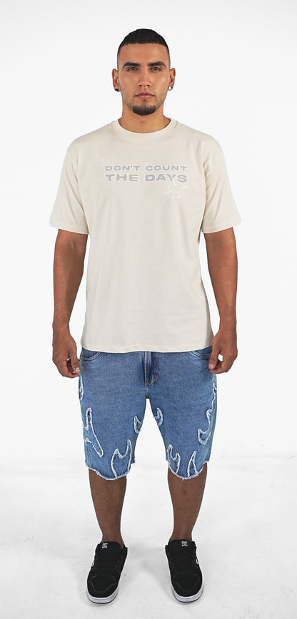 CAMISETA BEIGE DON'T COUNT