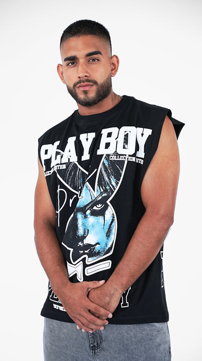 CAMISILLA NEGRA PLAY BOY