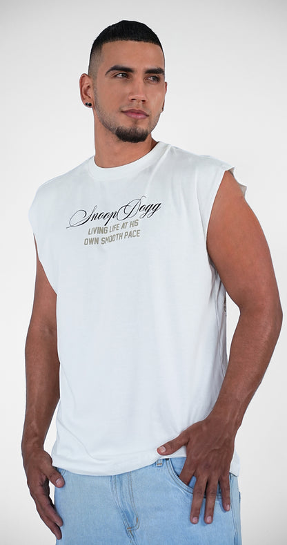 CAMISILLA BLANCA SNOOP DOGG