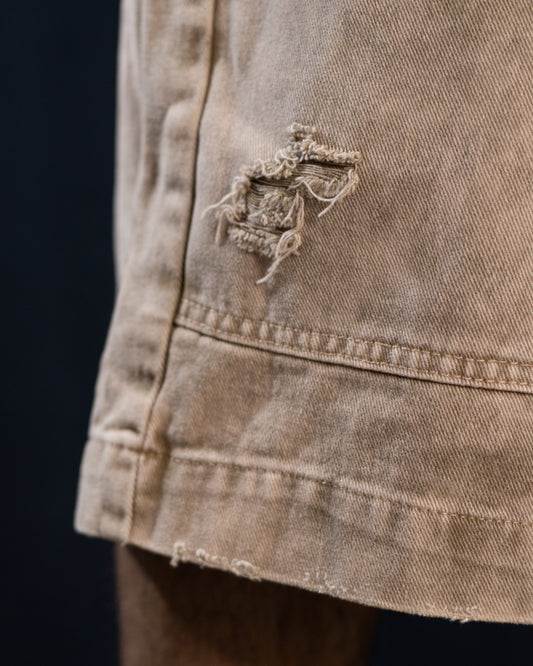 BERMUDA ACID WASH BEIGE