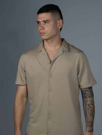 CONJUNTO CAMISA Y PANTALON BEIGE