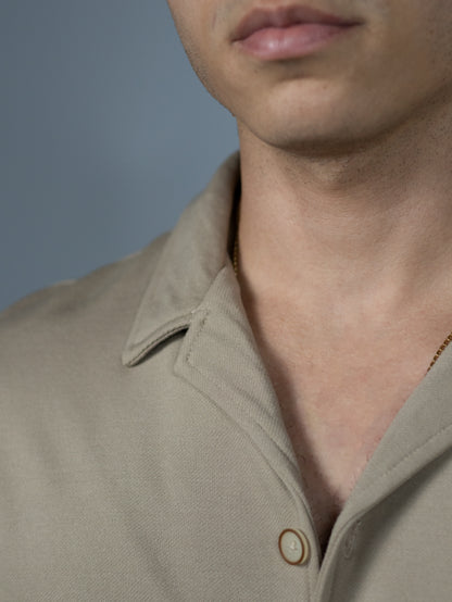 CONJUNTO CAMISA Y PANTALON BEIGE