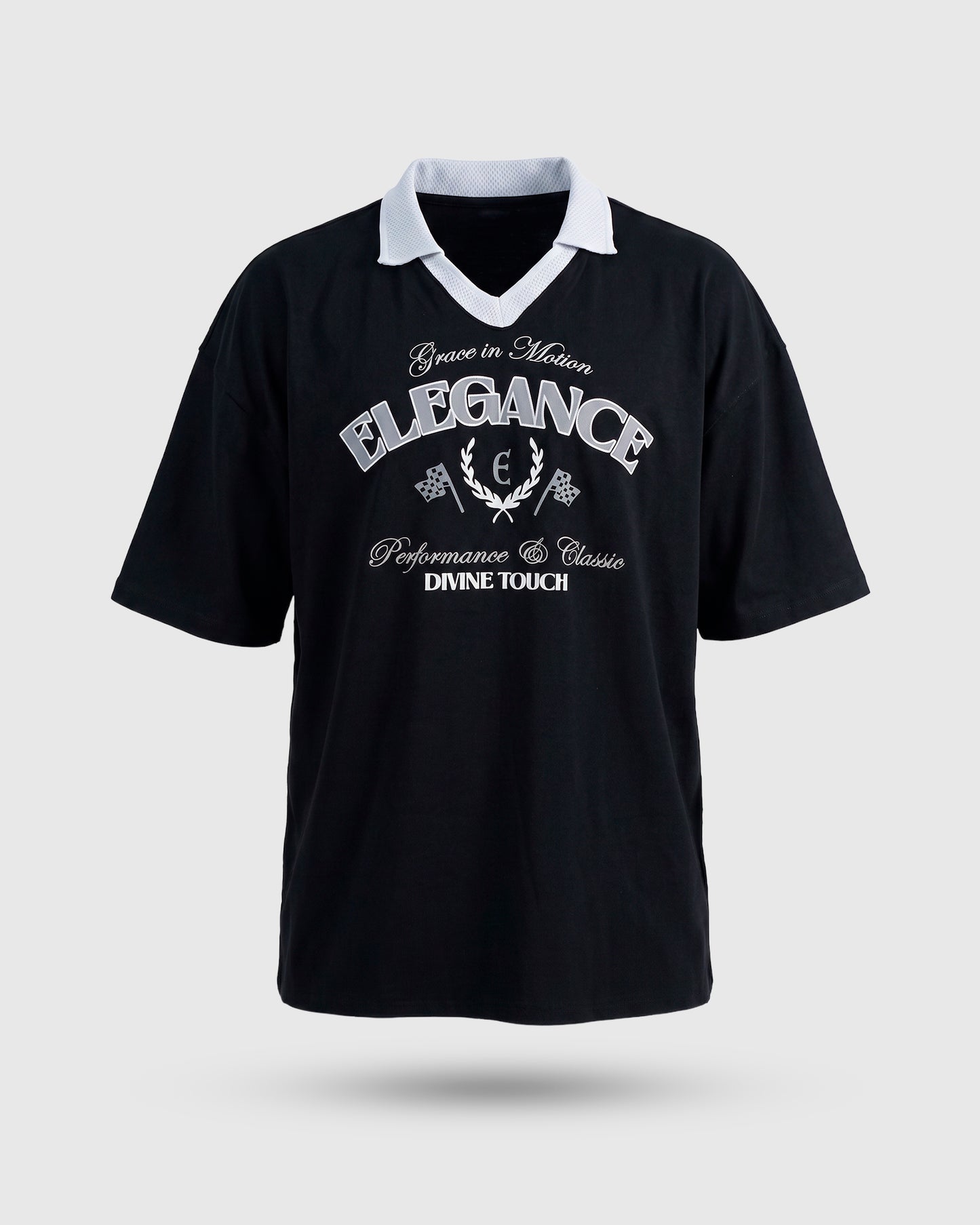POLO SHIRT NEGRO ELEGANCE
