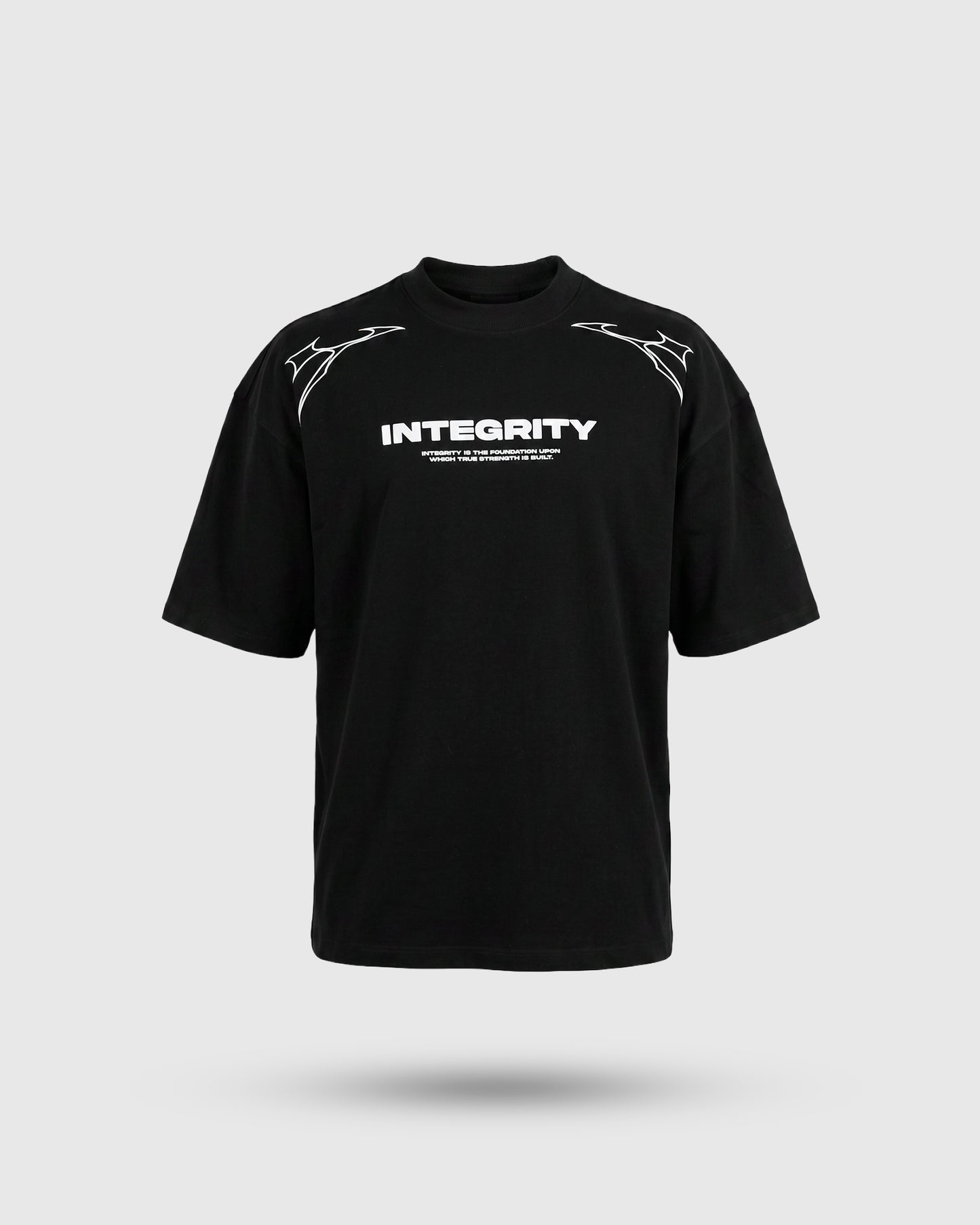 CAMISETA NEGRA OVERSIZE INTEGRITY
