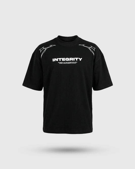 CAMISETA NEGRA OVERSIZE INTEGRITY