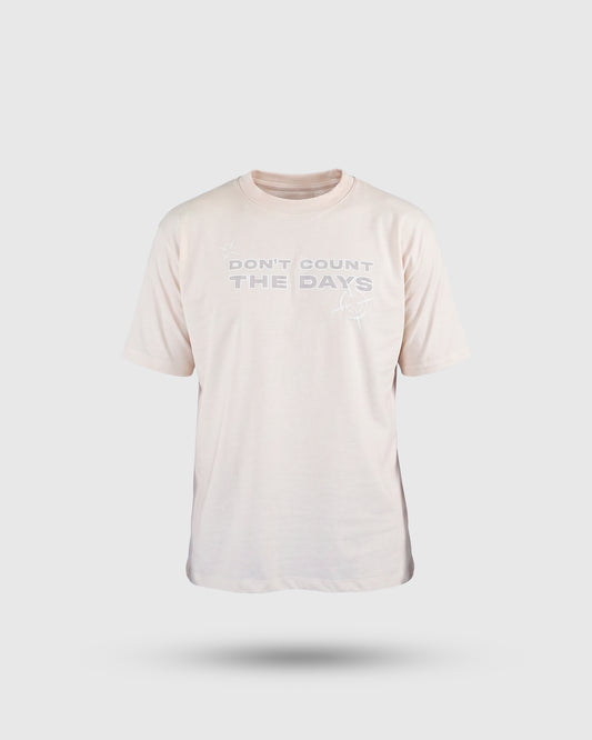 CAMISETA BEIGE DON'T COUNT
