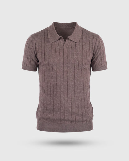 POLO SHIRT BROWM