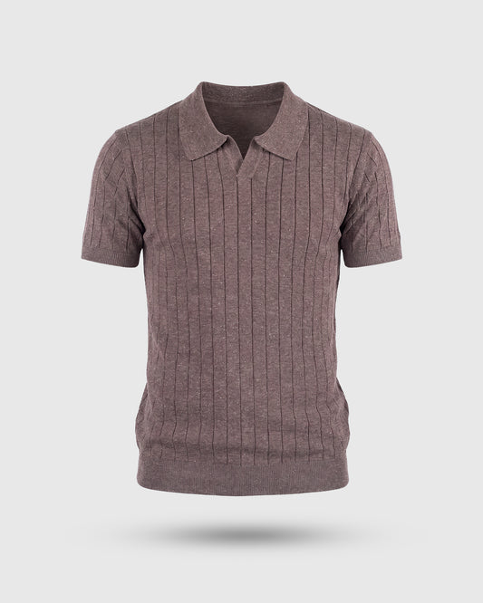 POLO SHIRT BROWM