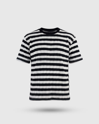 CAMISETA OVERSIZE LINEAS TEXTURA