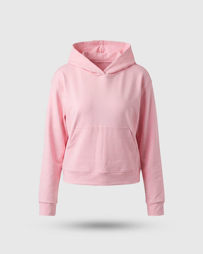 HOODIE ROSA CLARO BASICO