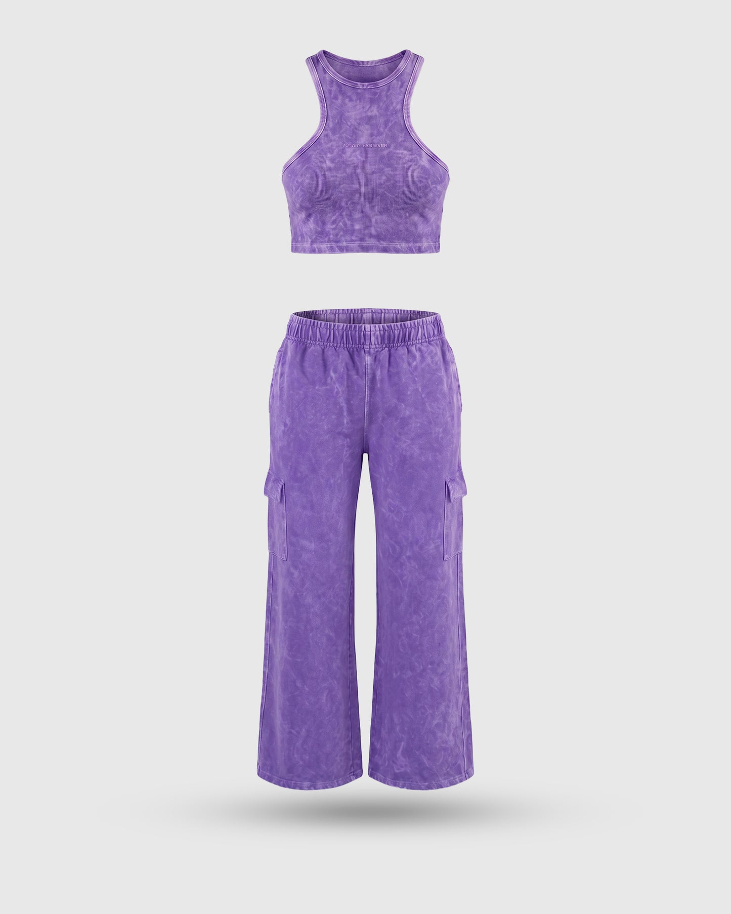 CONJUNTO CROP TOP MORADO NAE