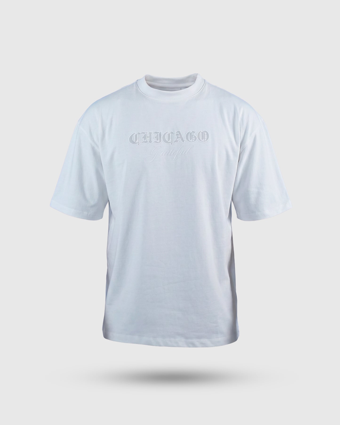 CAMISETA BLANCA OVERSIZE CHICAGO