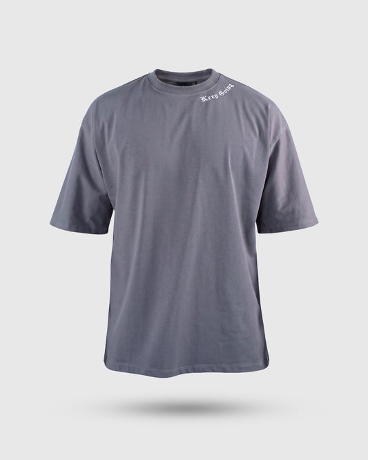 CAMISETA GRIS OVERSIZE SMKN
