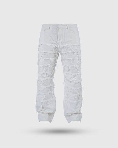 JEANS BAGGY WHITE QUALITY