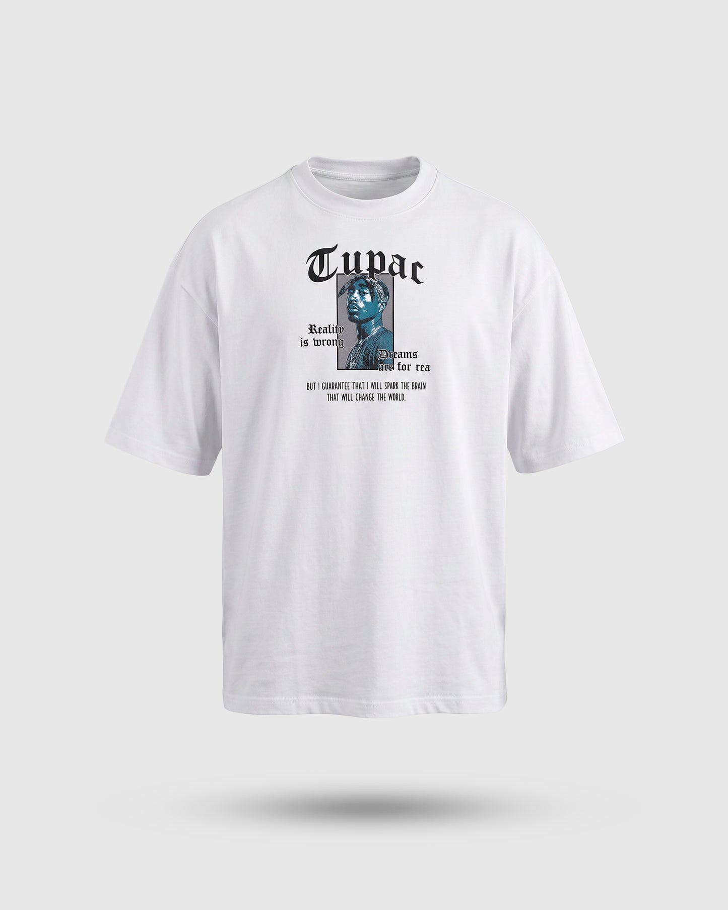 CAMISETA BLANCA OVERSIZE 2PAC CULTURE
