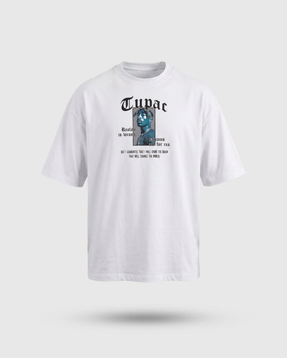 CAMISETA BLANCA OVERSIZE 2PAC CULTURE