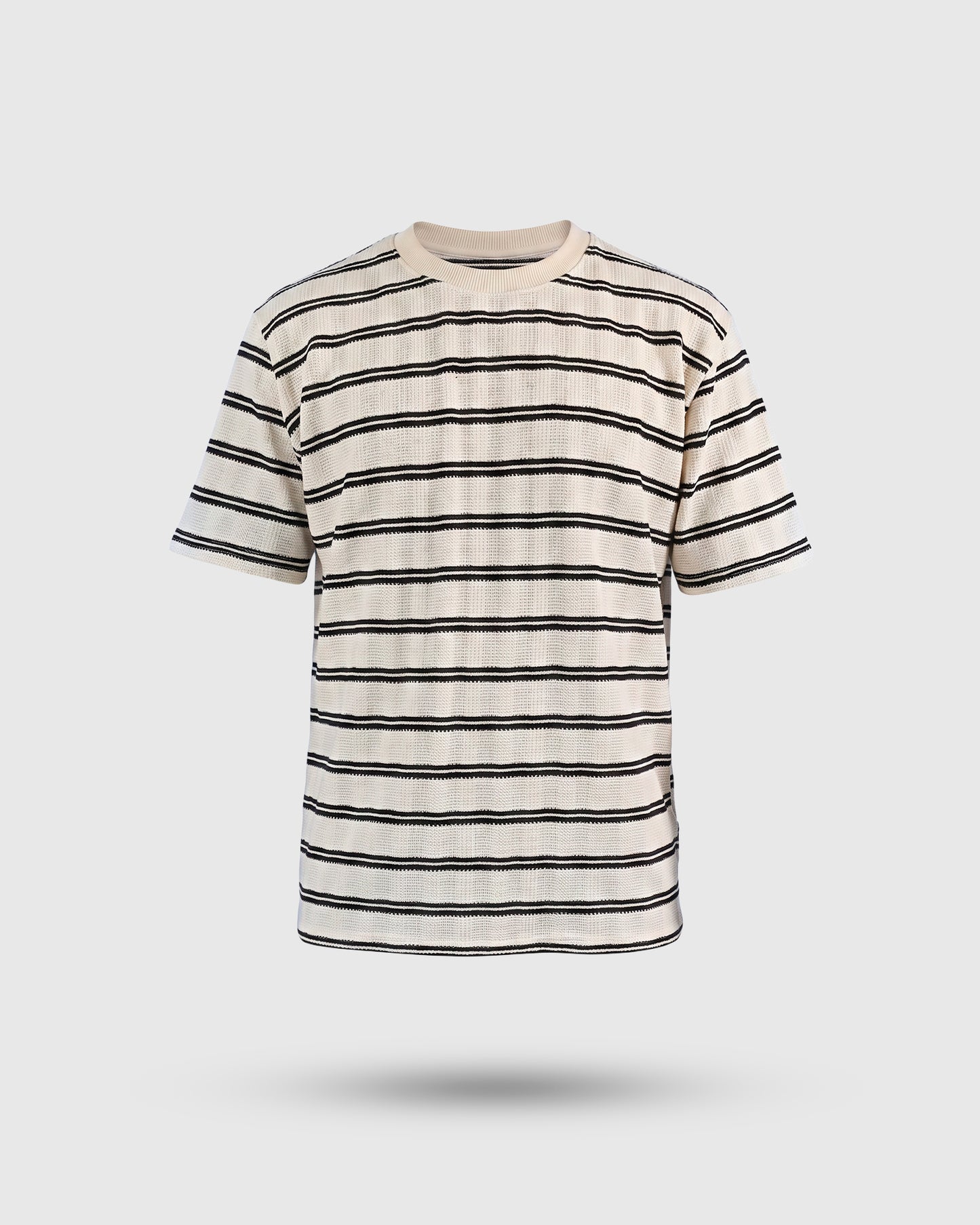 CAMISETA LINEAS OVERSIZE TEXTURA