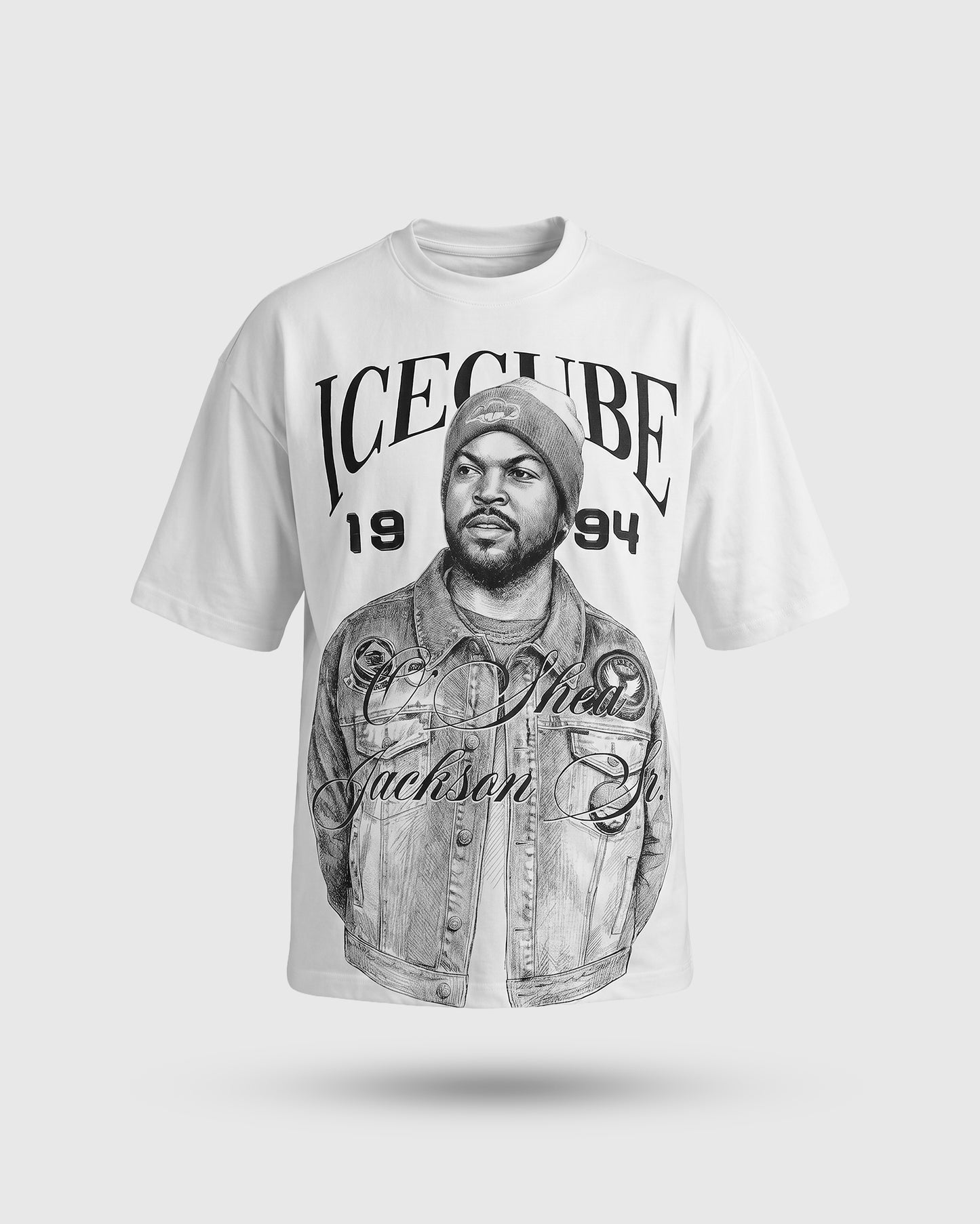 CAMISETA BLANCA OVERSIZE ICE CUBE