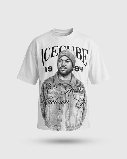 CAMISETA BLANCA OVERSIZE ICE CUBE