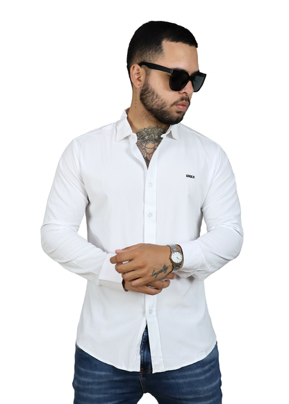 Camisa manga larga blanca