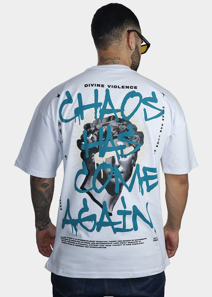 camiseta oversize chaos again