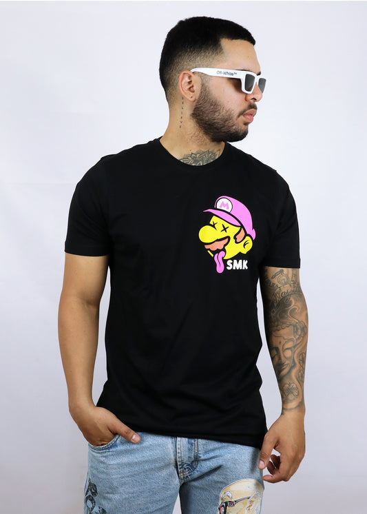 Camiseta negra smk mario