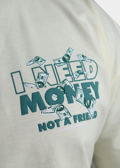 camiseta oversize need money